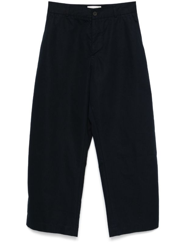 browns Studio Nicholson Blue Wide-Leg Trousers | Browns Wide Leg Pants