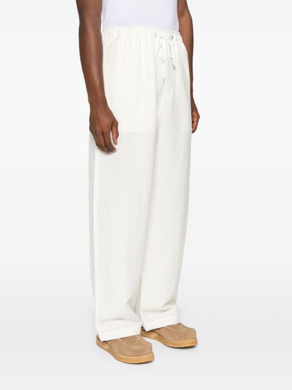Browns Studio Nicholson Drawstring-waist Trousers | Browns Regular-Fit & Straight Leg Pants