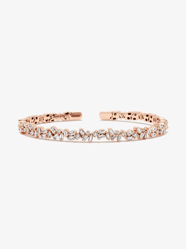 Browns Suzanne Kalan 18K Rose Gold Sparkler Diamond Bracelet | Browns Fine Bracelets
