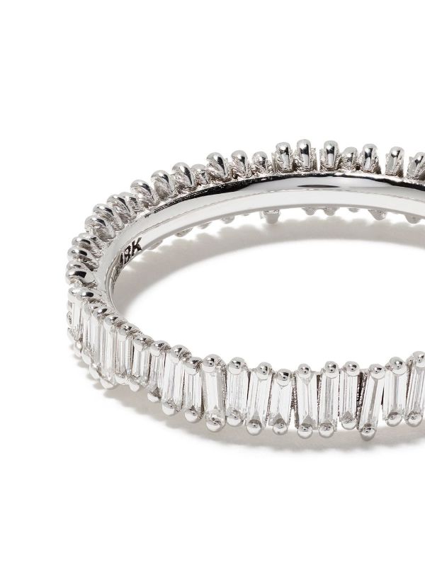 Browns Suzanne Kalan 18K White Gold Classic Diamond Ring | Browns Fine Rings