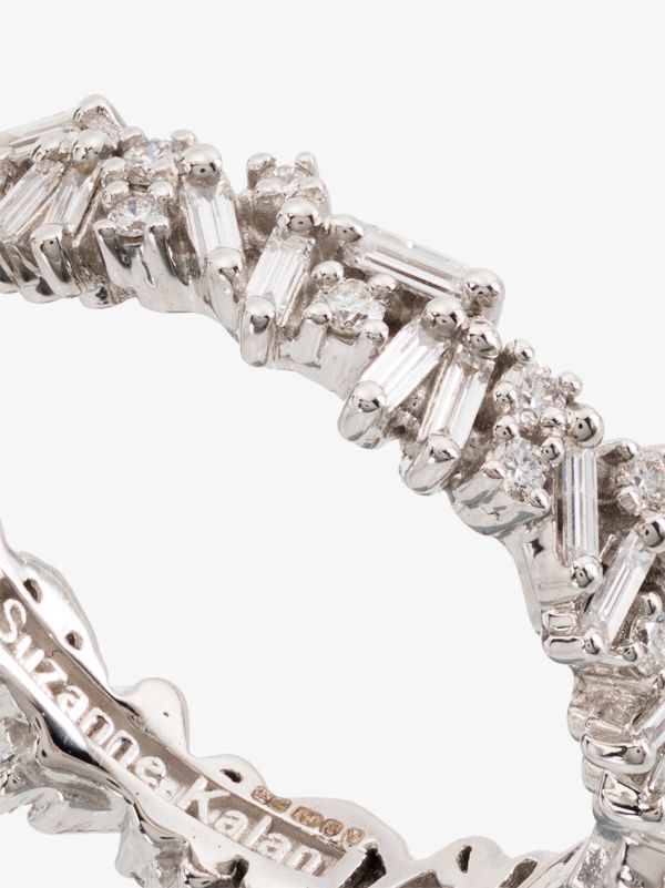 Browns Suzanne Kalan 18K White Gold Icon Diamond Ring | Browns Fine Rings