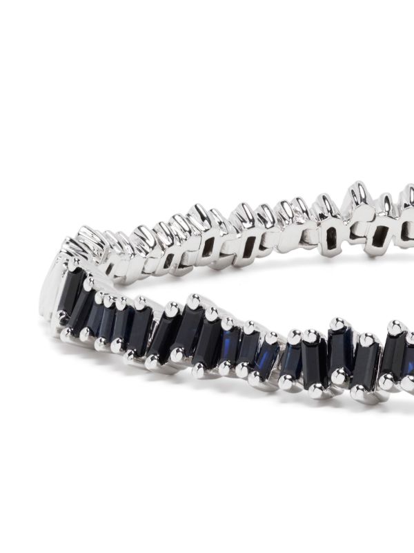 Browns Suzanne Kalan 18K White Gold ID Sapphire Bracelet | Browns Bracelets