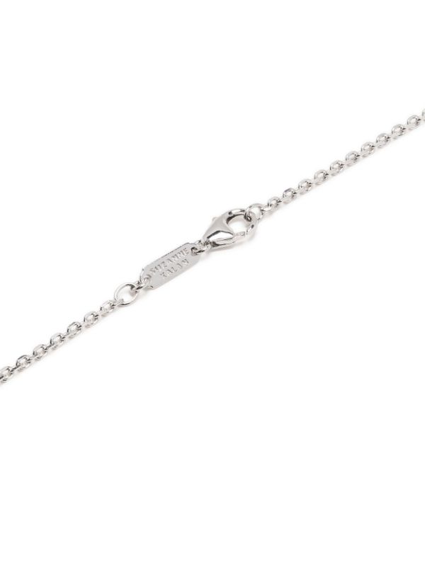 Browns Suzanne Kalan 18K White Gold Inlay Large Sapphire Necklace | Browns Necklaces