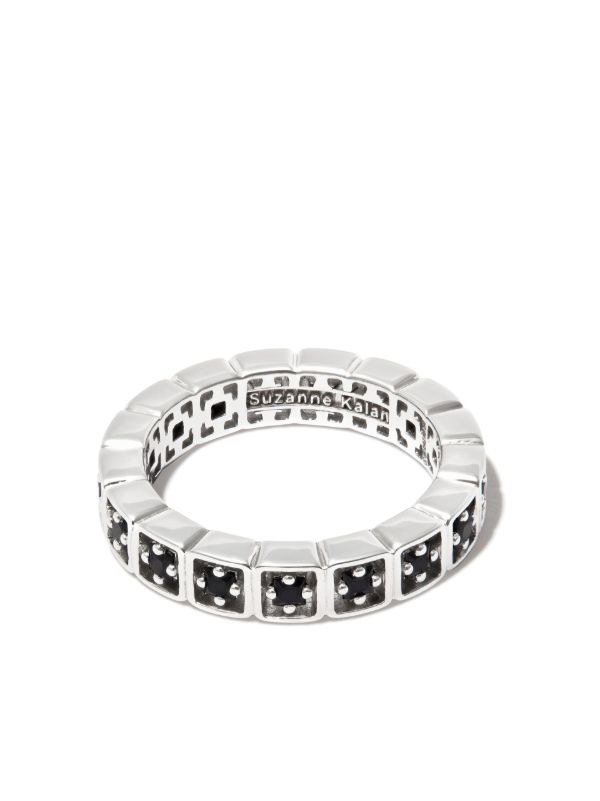 browns Suzanne Kalan 18K White Gold Mini Sapphire Ring | Browns Rings