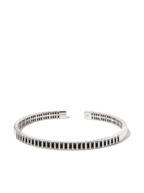 browns Suzanne Kalan 18K White Gold Sapphire Bangle | Browns Bracelets