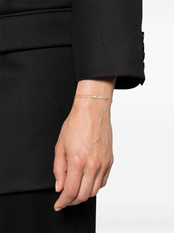 Browns Suzanne Kalan 18K Yellow Gold Bar Diamond Bracelet | Browns Fine Bracelets