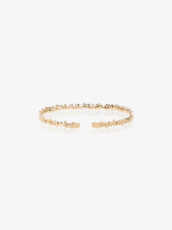 Browns Suzanne Kalan 18K Yellow Gold Classic Diamond Bangle | Browns Fine Bracelets