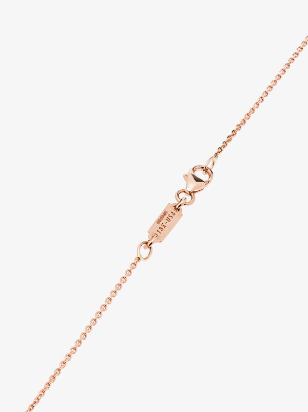 Browns Suzanne Kalan 18kt Rose Gold Classic Diamond Bar Necklace | Browns Fine Necklaces