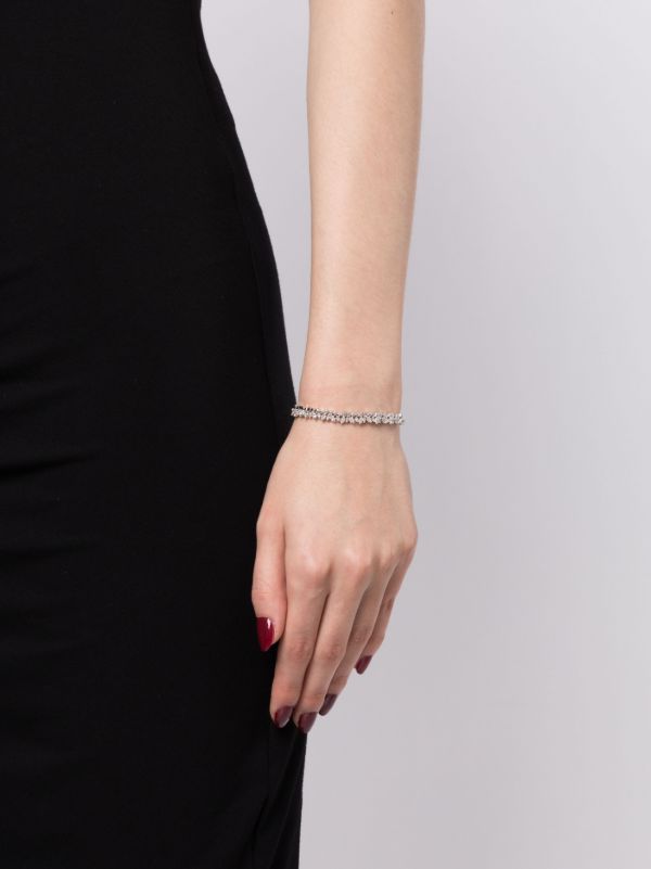 Browns Suzanne Kalan 18kt White Gold Princess Diamond Tennis Bracelet | Browns Fine Bracelets