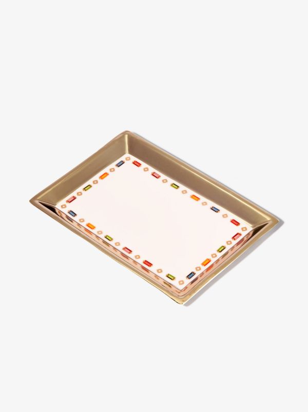 browns Suzanne Kalan Pink rainbow sapphire jewellery tray | Browns Trays
