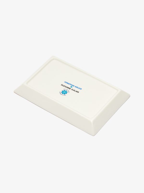 Browns Suzanne Kalan X Jonathan Adler Blue Three Evil Eyes Porcelain Jewellery Tray | Browns Trays