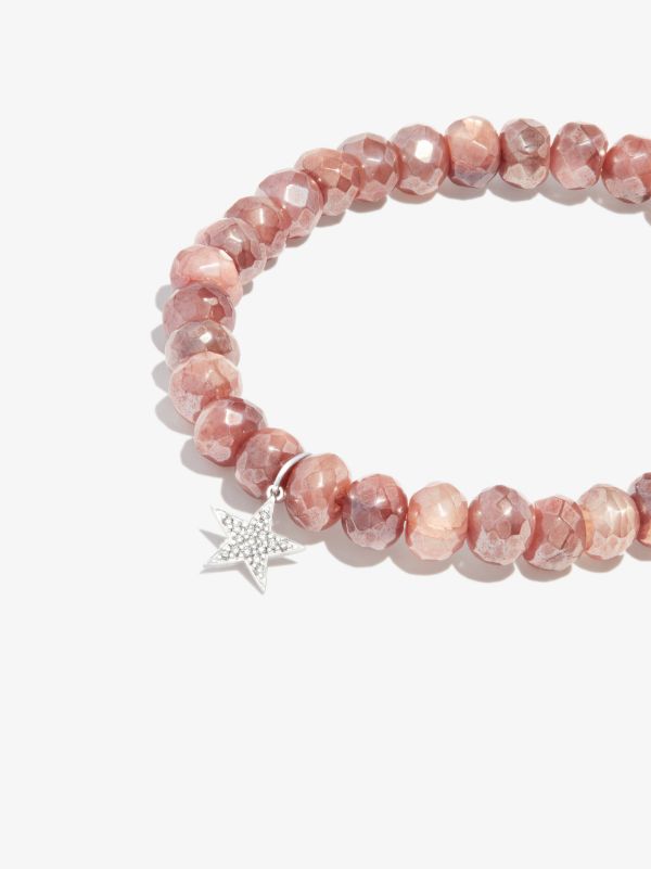 Browns Sydney Evan 14K White Gold Small Star Moonstone Diamond Bracelet | Browns Fine Bracelets