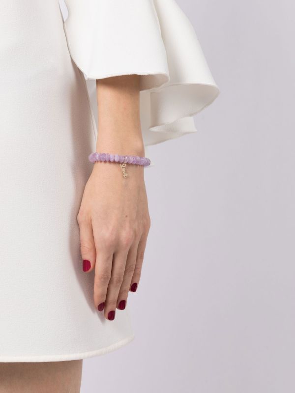 Browns Sydney Evan 14K Yellow Gold Amethyst Beaded Bracelet | Browns Fine Bracelets