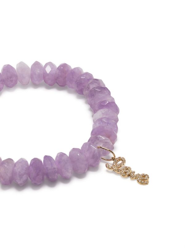 Browns Sydney Evan 14K Yellow Gold Amethyst Beaded Bracelet | Browns Fine Bracelets