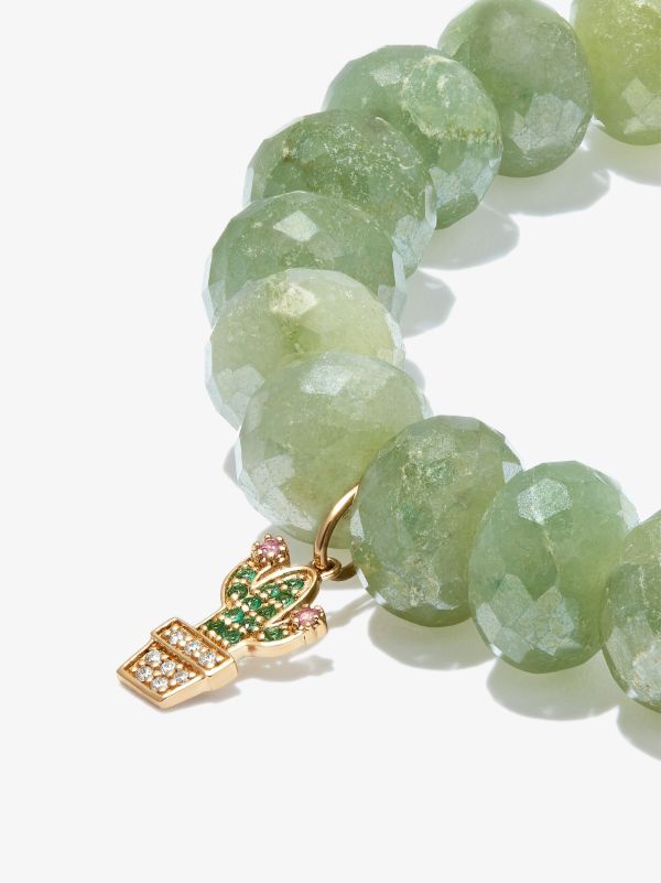 Browns Sydney Evan 14K Yellow Gold Cactus Opal Diamond Beaded Bracelet | Browns Fine Bracelets