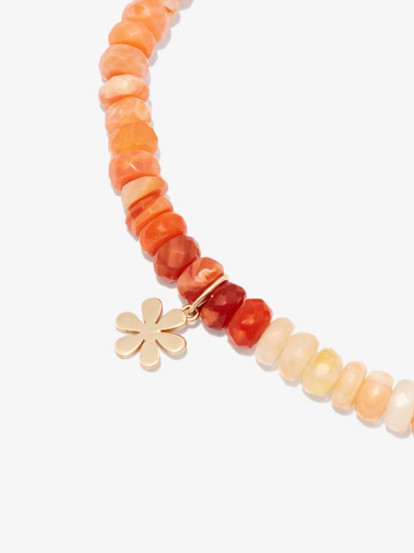Browns Sydney Evan 14K Yellow Gold Daisy Beaded Bracelet | Browns Fine Bracelets