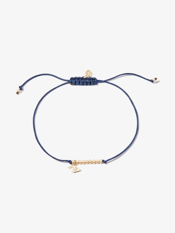 browns Sydney Evan 14K Yellow Gold Evil Eye diamond Bracelet | Browns Fine Bracelets