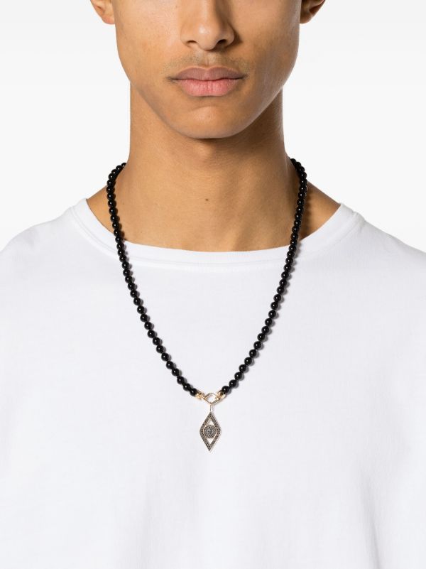 Browns Sydney Evan 14K Yellow Gold Evil Eye Pearl Necklace | Browns Necklaces