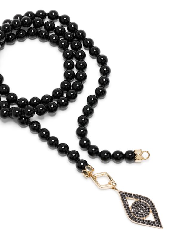 Browns Sydney Evan 14K Yellow Gold Evil Eye Pearl Necklace | Browns Necklaces