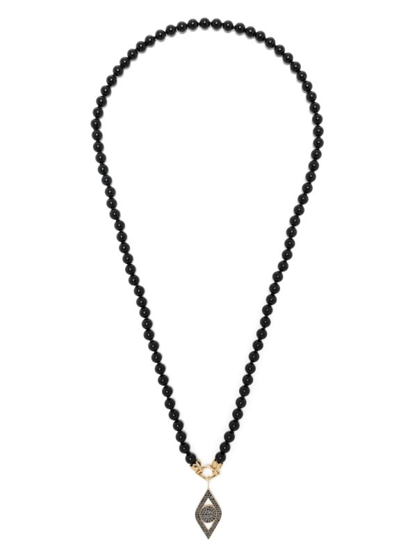 browns Sydney Evan 14K Yellow Gold Evil Eye Pearl Necklace | Browns Necklaces