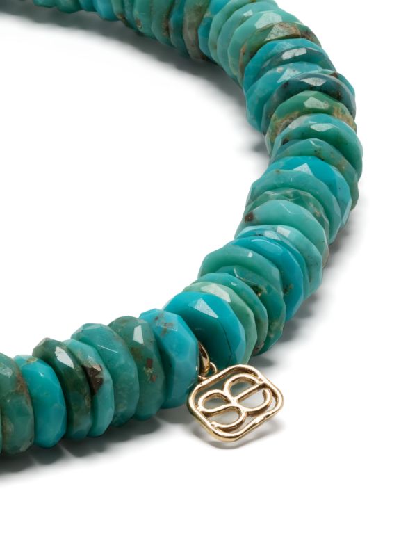Browns Sydney Evan 14K Yellow Gold Evil Eye Turqoise And Diamond Bracelet | Browns Bracelets