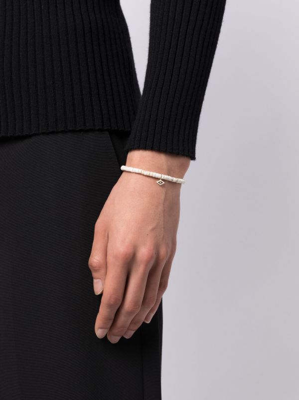 Browns Sydney Evan 14K Yellow Gold Groovy Eye Dolomite And Diamond Bracelet | Browns Bracelets