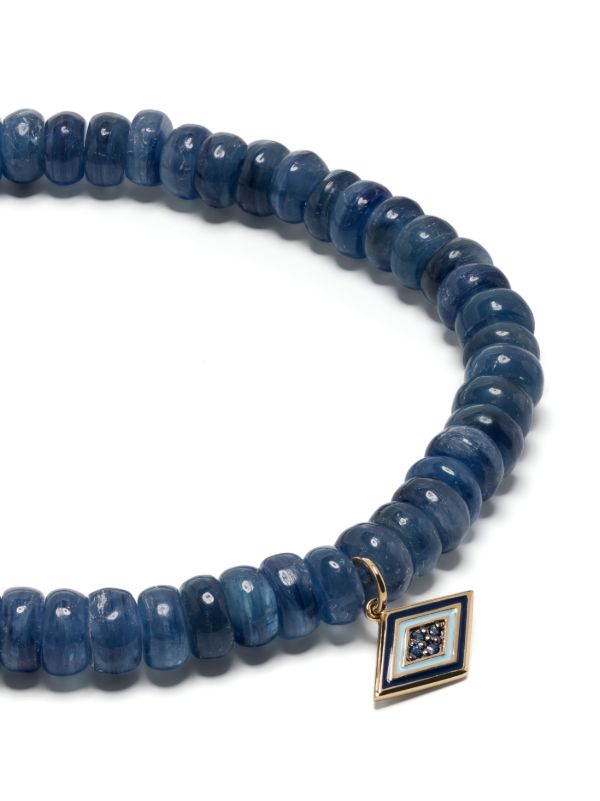 Browns Sydney Evan 14K Yellow Gold Groovy Eye Kyanite And Diamond Bracelet | Browns Bracelets