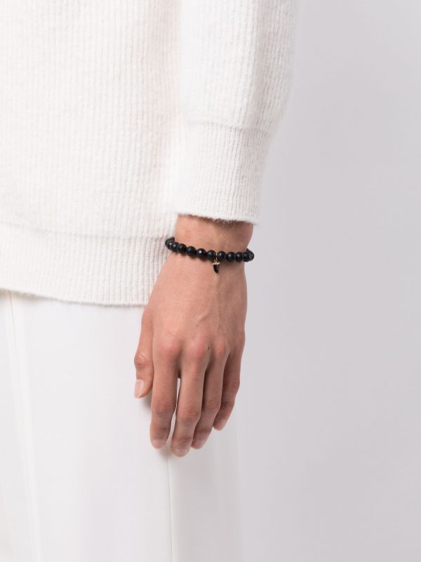Browns Sydney Evan 14K Yellow Gold Horn Onyx And Diamond Bracelet | Browns Bracelets
