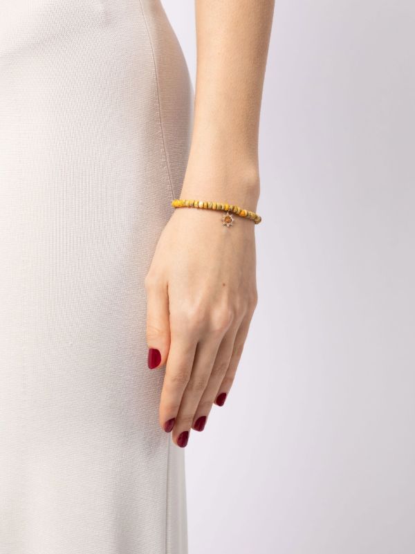 Browns Sydney Evan 14K Yellow Gold Jasper And Crystal Bracelet | Browns Fine Bracelets