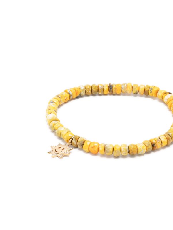 Browns Sydney Evan 14K Yellow Gold Jasper And Crystal Bracelet | Browns Fine Bracelets