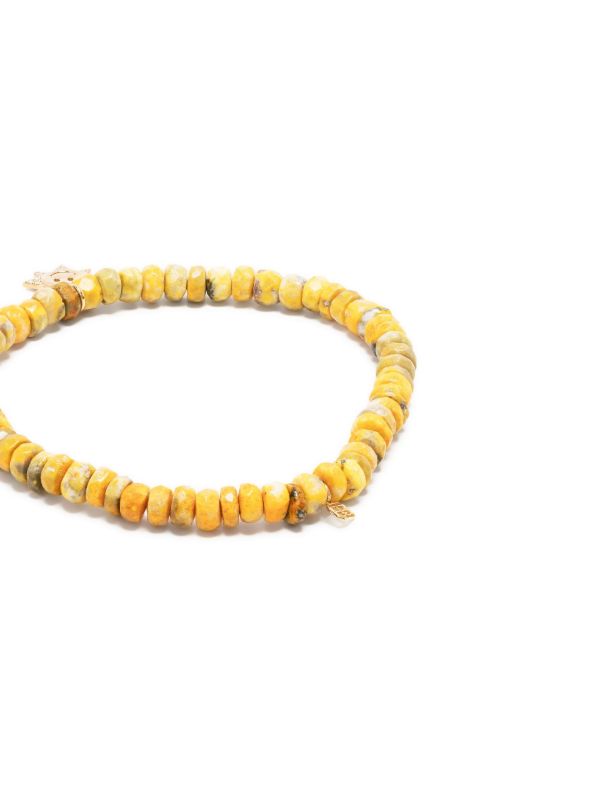 Browns Sydney Evan 14K Yellow Gold Jasper And Crystal Bracelet | Browns Fine Bracelets