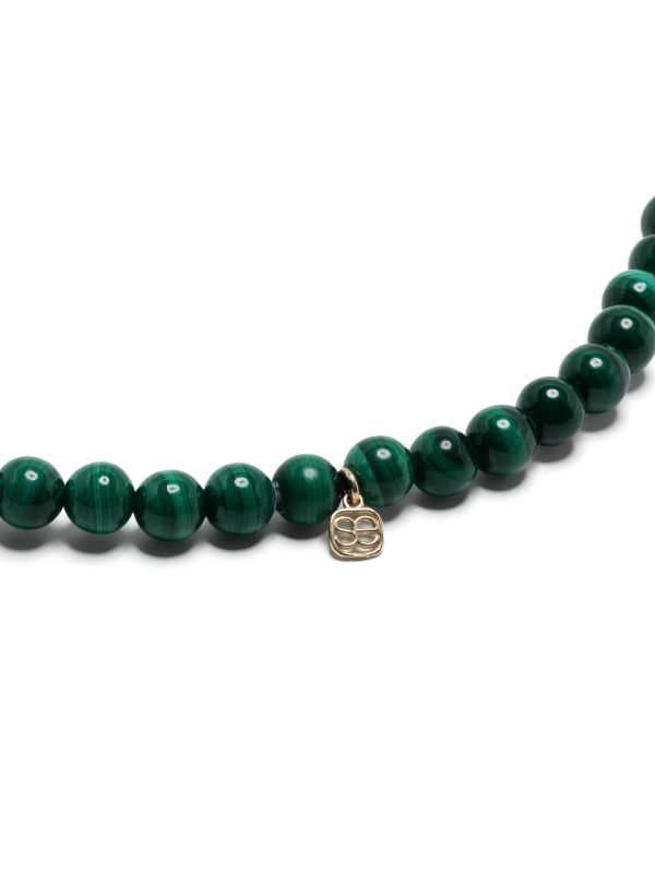 Browns Sydney Evan 14K Yellow Gold Marquise Eye Malachite And Diamond Necklace | Browns Necklaces