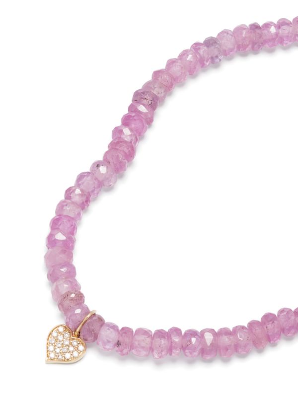 Browns Sydney Evan 14K Yellow Gold Playing Card Heart Sapphire Bracelet | Browns Bracelets