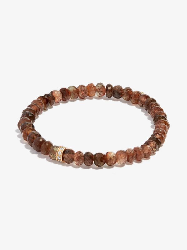Browns Sydney Evan 14K Yellow Gold Rondelle Opal Diamond Bracelet | Browns Fine Bracelets