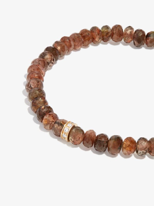 Browns Sydney Evan 14K Yellow Gold Rondelle Opal Diamond Bracelet | Browns Fine Bracelets