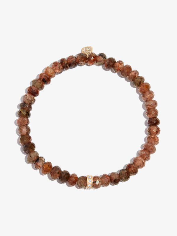 browns Sydney Evan 14K yellow gold Rondelle opal diamond bracelet | Browns Fine Bracelets