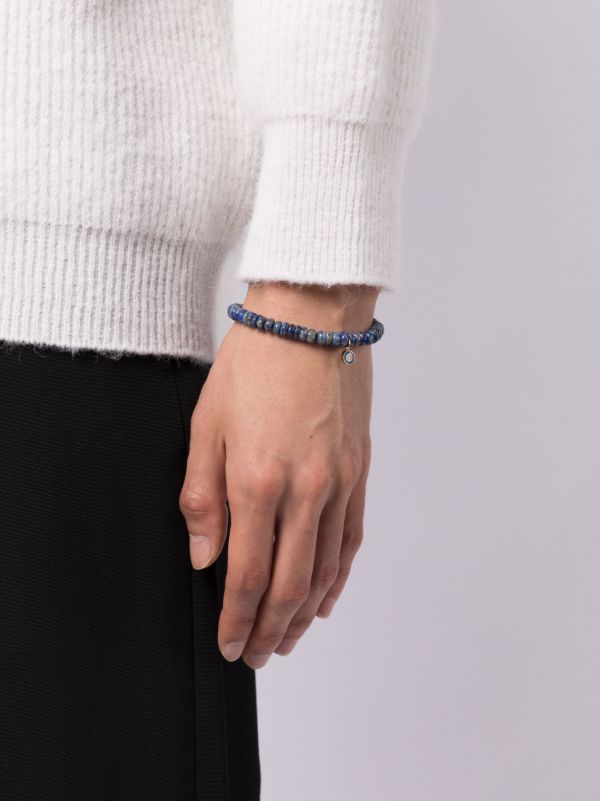 Browns Sydney Evan 14K Yellow Gold Station Lapis Lazuli And Diamond Bracelet | Browns Bracelets