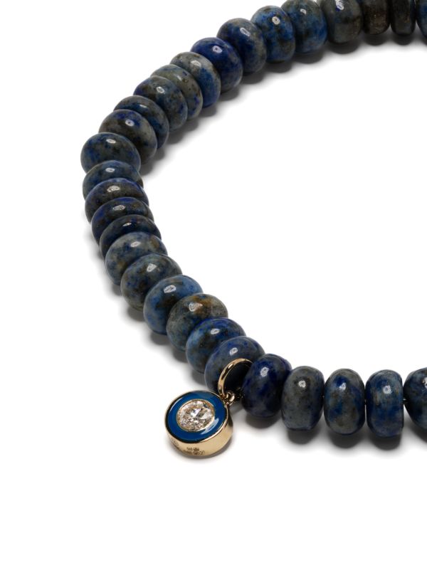 Browns Sydney Evan 14K Yellow Gold Station Lapis Lazuli And Diamond Bracelet | Browns Bracelets