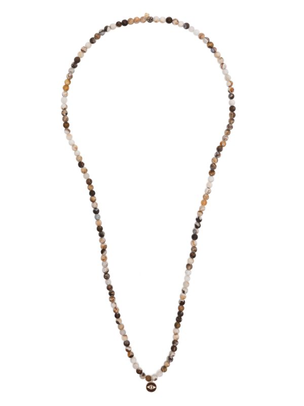 Browns Sydney Evan 14K Yellow Gold Tiny Evil Eye Opal And Diamond Necklace | Browns Necklaces