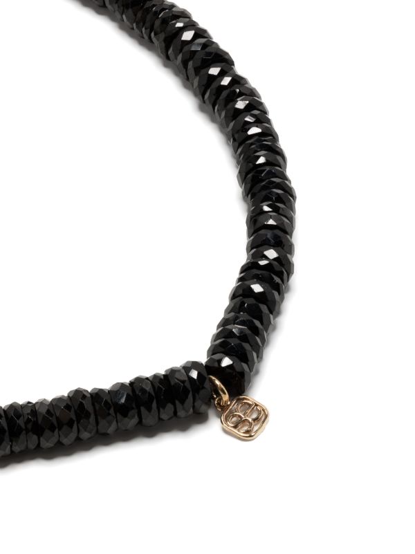 Browns Sydney Evan 14K Yellow Gold Tiny Groovy Eye Onyx And Diamond Bracelet | Browns Bracelets