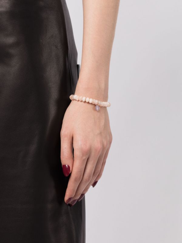 Browns Sydney Evan 14kt Gold And Diamond Morganite Bracelet | Browns Fine Bracelets