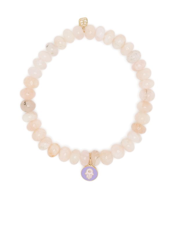 browns Sydney Evan 14kt Gold and Diamond Morganite Bracelet | Browns Fine Bracelets
