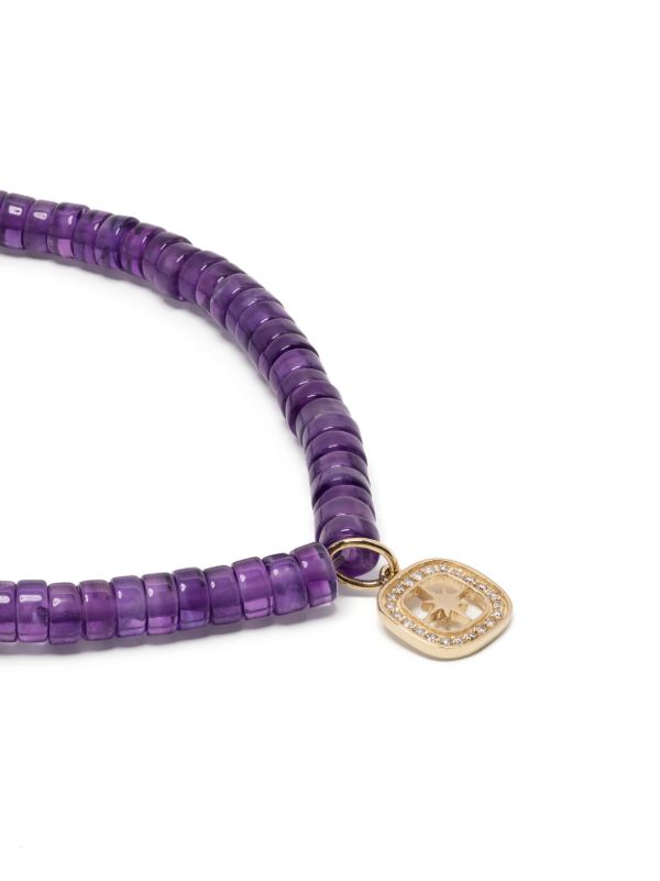 Browns Sydney Evan 14kt Starburst Amethyst Bracelet | Browns Fine Bracelets