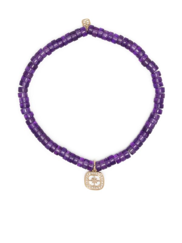 browns Sydney Evan 14kt Starburst Amethyst Bracelet | Browns Fine Bracelets