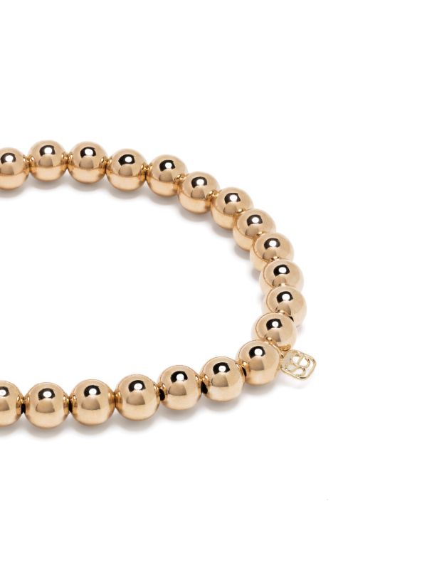 Browns Sydney Evan 14kt Yellow Gold Evil Eye Bracelet | Browns Bracelets