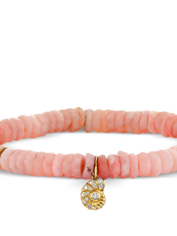 Browns Sydney Evan 14kt Yellow Gold Small Nautilus Opal And Diamond Bracelet | Browns Fine Bracelets