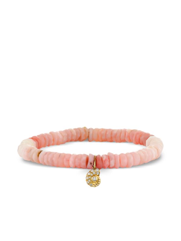 browns Sydney Evan 14kt yellow gold small Nautilus opal and diamond bracelet | Browns Fine Bracelets