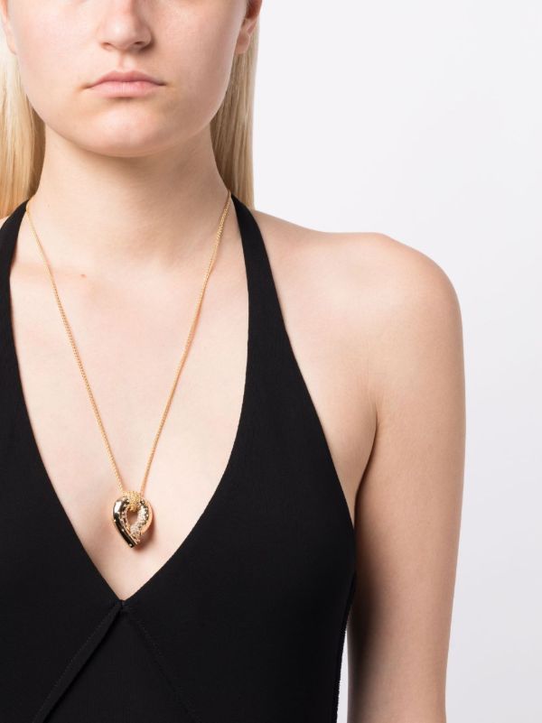 Browns Tabayer 18K Yellow Gold Oera Diamond Pendant Necklace | Browns Fine Necklaces