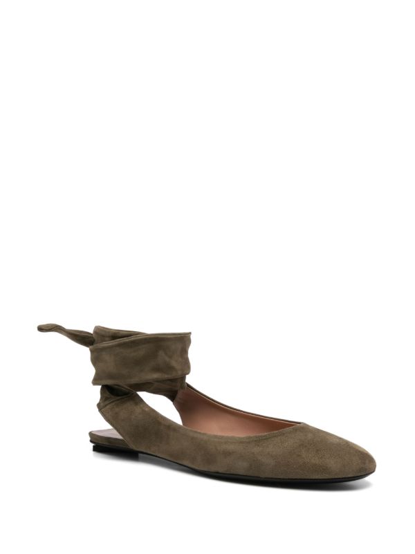 Browns The Attico Cloe Ballet Flats | Browns Ballerina Shoes