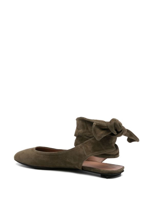 Browns The Attico Cloe Ballet Flats | Browns Ballerina Shoes